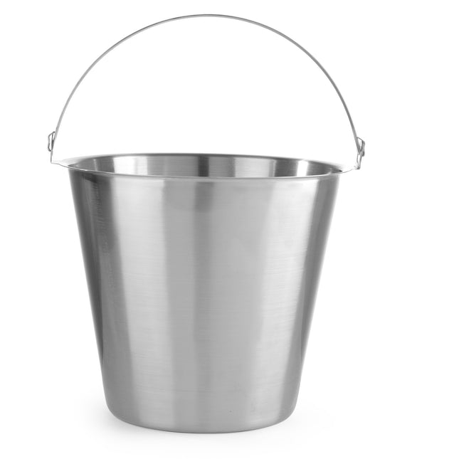 Stainless Steel Kitchen Bucket Wed 310mm 12L Hendi 516744
