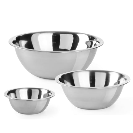Stainless steel kitchen bowl for mixing 3.3 l - Hendi 517406