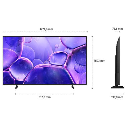 Samsung 55" Crystal UHD U8079F 4K viedtelevizors ar mākslīgā intelekta attēla uzlabošanas funkciju