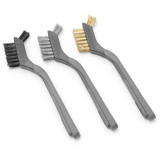 Hendi Brush grill cleaning BBQ steel nylon brass Set of 3 pieces length 178 mm