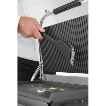 Hendi Brush with BBQ grill scraper steel hair 70x310x85 mm – image 2
