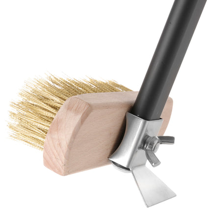 Hendi Pizza oven cleaning brush with copper hair length 1320 mm – image 4