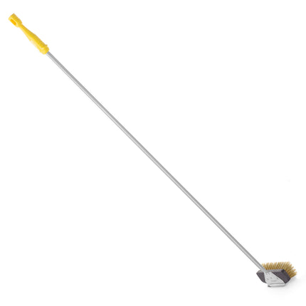 Pizza oven brush with brass soft hair rounded 150x55x ((H) 1700mm Lilly Codroipo Hendi 525685