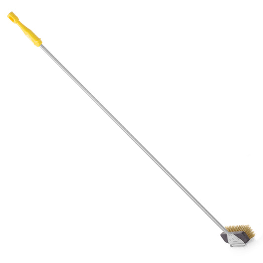 Pizza oven brush with brass soft hair rounded 150x55x ((H) 1700mm Lilly Codroipo Hendi 525685