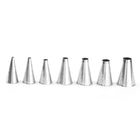 Cones cones for cones for decorating STALOWE 4-16mm 7pcs - Hendi 551615