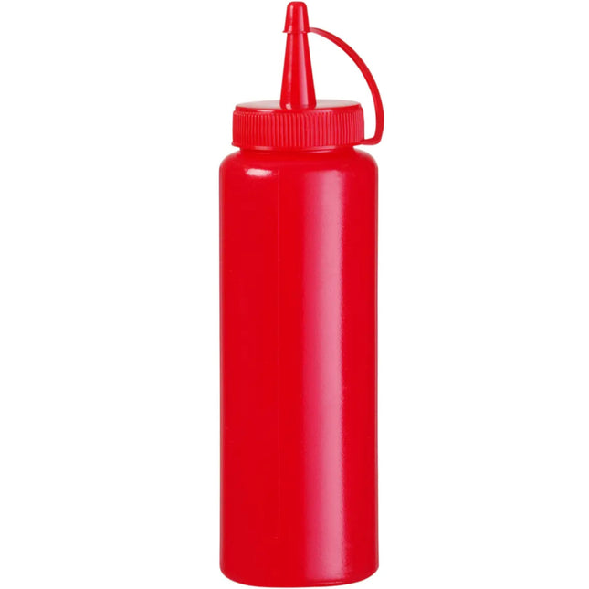 Dispenser container for cold sauces 0.35l. red - Hendi 557815