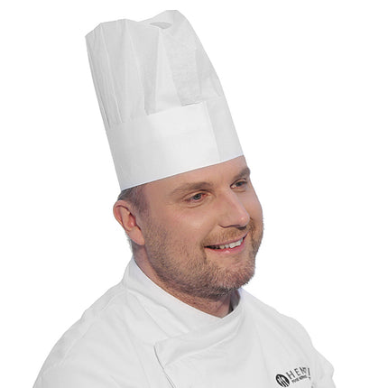 Perforated cook hat set of 10 pieces - Hendi 560044