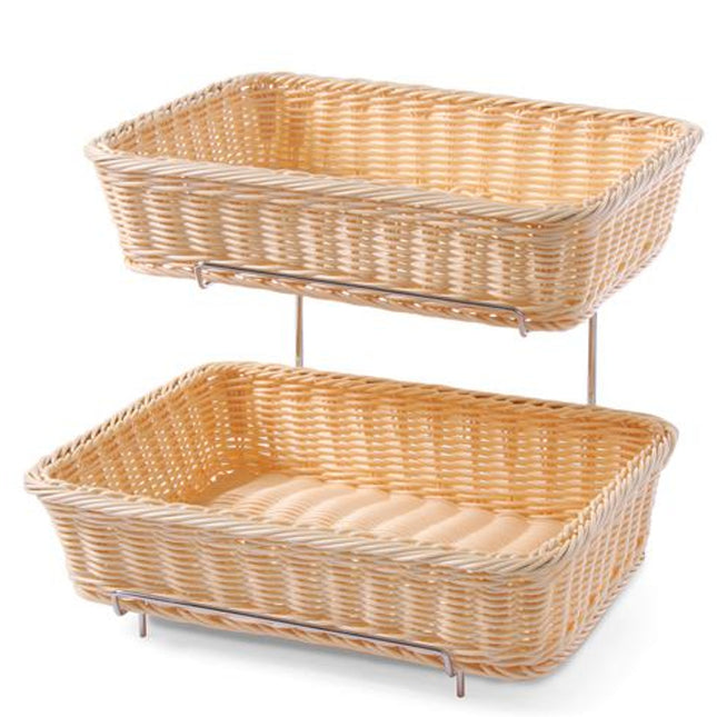 Hendi Bunk bread baskets made of polyrattan with a frame