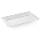 Melamine dish rectangular 49.5x27cm height 5.6cm white - Hendi 561515