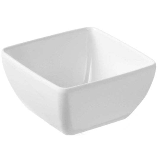 Hendi A square bowl of melamine for white food 19x19cm