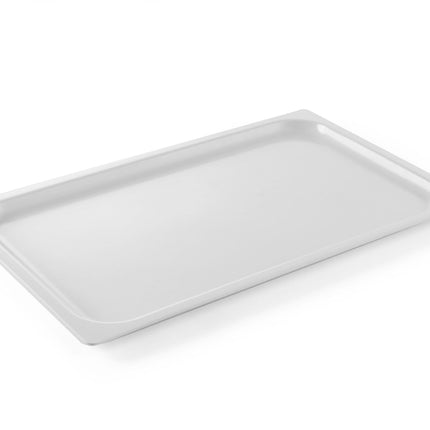 Tray for presentation of dishes and food 530x325mm GN 1/1 white - Hendi 561607