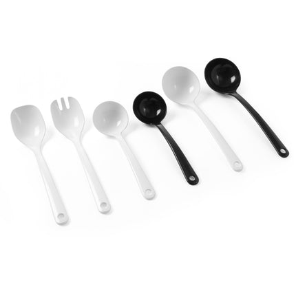 White melamine salad spoon-Hendi 563908