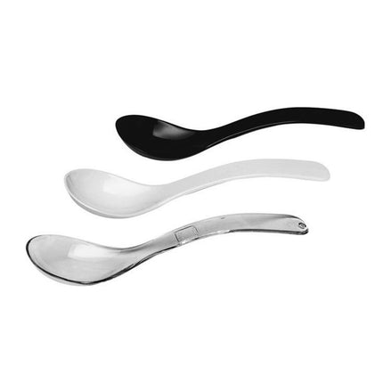 Plastic salad spoon with  SAN up to 80C white length 335 mm - Hendi 564400