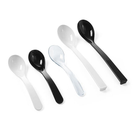 Plastic salad spoon  SAN up to 80C black length 335 mm - Hendi 564455