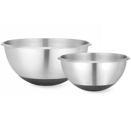 Hendi Steel kitchen bowl with a silicone base and a 3-liter measuring cup. 265 x 125 mm – image 2