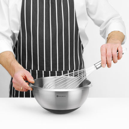 Bar Up Steel kitchen bowl with silicone base and measuring cup, 6 l diameter. 330 x 155 mm – image 4