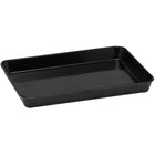 Meat and food tray container with melamine 350x250x40mm black - Hendi 568200