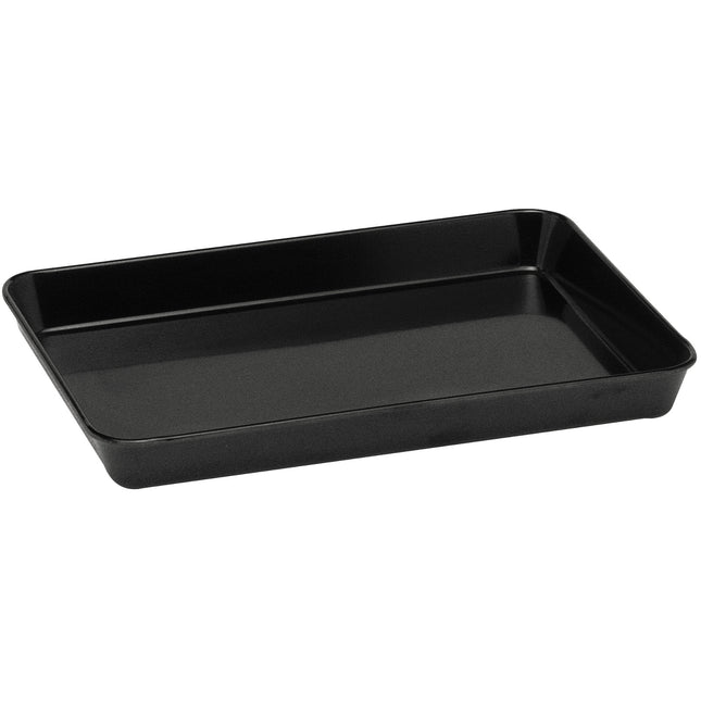 Meat and food tray container with melamine 350x250x40mm black - Hendi 568200