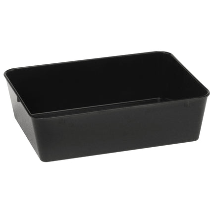 Meat and food tray container with melamine 290x160x60mm black - Hendi 568408