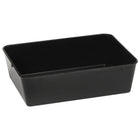 Meat and food tray container with melamine 290x160x60mm black - Hendi 568408