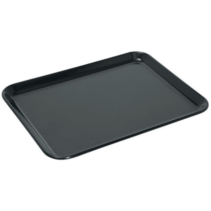 Showroom tray for foods with melamine 300x150x17mm black - Hendi 569016