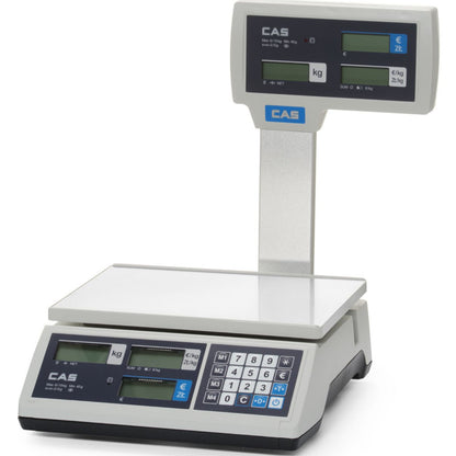 CAS Commercial calculation scale with boom verification up to 15 kg, 290x209 mm – image 2