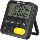 Hendi Timer countdown timer dual-range timer 3 alarm modes up to 100 min