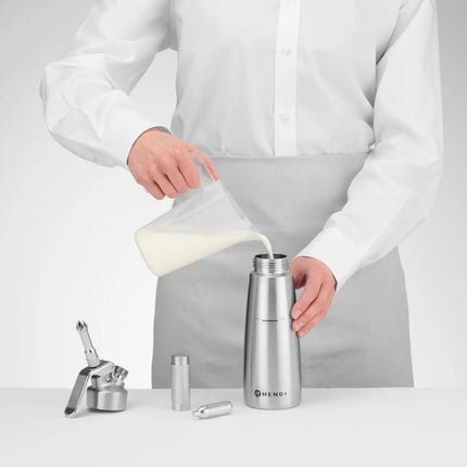Siphon for whipped cream Profi Line 0,5l - Hendi 588017