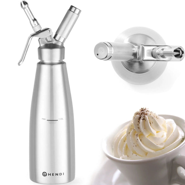 Siphon for whipped cream Profi Line 1l - Hendi 588024
