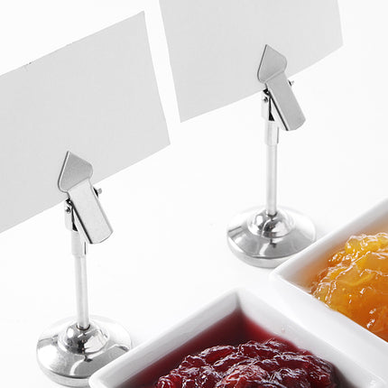 Information stand with clip for card or MENU set 2pcs. - Hendi 595305
