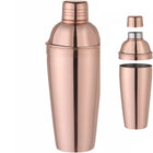 Bar Up 3-piece bartender shaker for drinks and cocktails Cobbler 0.8 l - copper