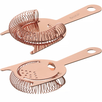 Bar Up Bartender's strainer filter for Hawthorne shaker 160 x 75 mm - copper