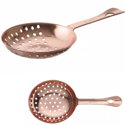 Bar Up Bartender's strainer for straining drinks and cocktails Julep 160 x 76 mm - copper