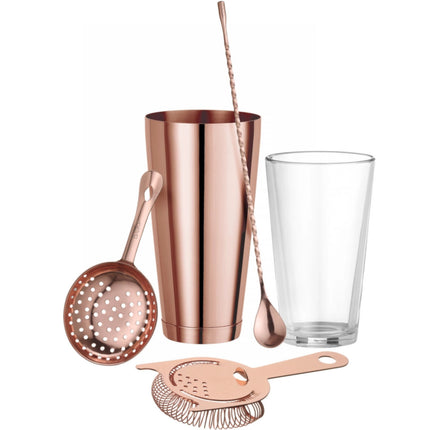Bar Up Bartender's spoon for drinks and cocktails, long 385 x 35 mm - copper – image 2