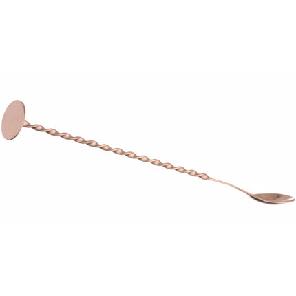 Bar Up Bartender's spoon for drinks, cocktails, long with muddler 280 x 35 mm - copper – image 3