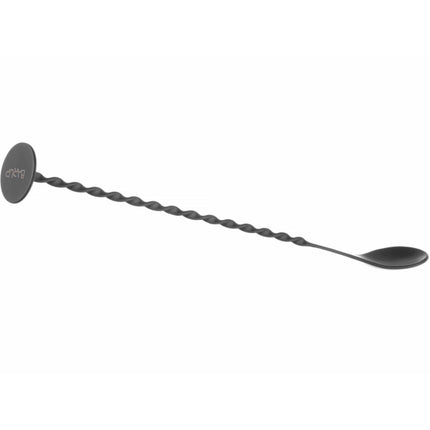 Bar Up Bartender's spoon for drinks and cocktails long with muddler 280 x 35 mm - black – image 3
