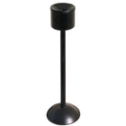 Self-decompressed ashtray freestanding on the inside of the pole black wed. 15cm height 86cm