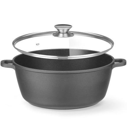 Hendi Pot with lid with non-stick coating 7.5 l 387x310x130 mm – image 2