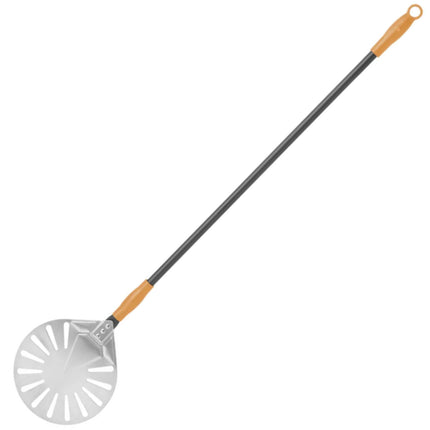 Hendi Pizza shovel with movable handle perforated round stainless steel wed. 230 mm length 1200 mm