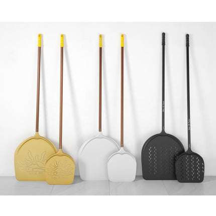 Pizza shovel aluminium perforated Sole Mio 330x1700mm Lilly Codroipo Hendi 617430 – image 2