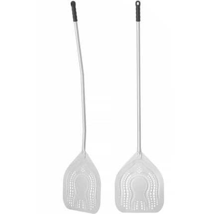LILLY CODROIPO Square arena pizza shovel perforated with curved handle 325 x 1475 mm – image 3