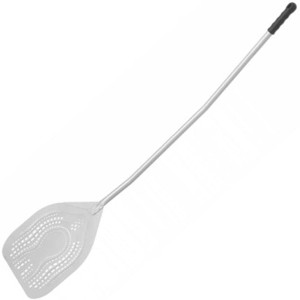 LILLY CODROIPO Square arena pizza shovel perforated with curved handle 325 x 1475 mm