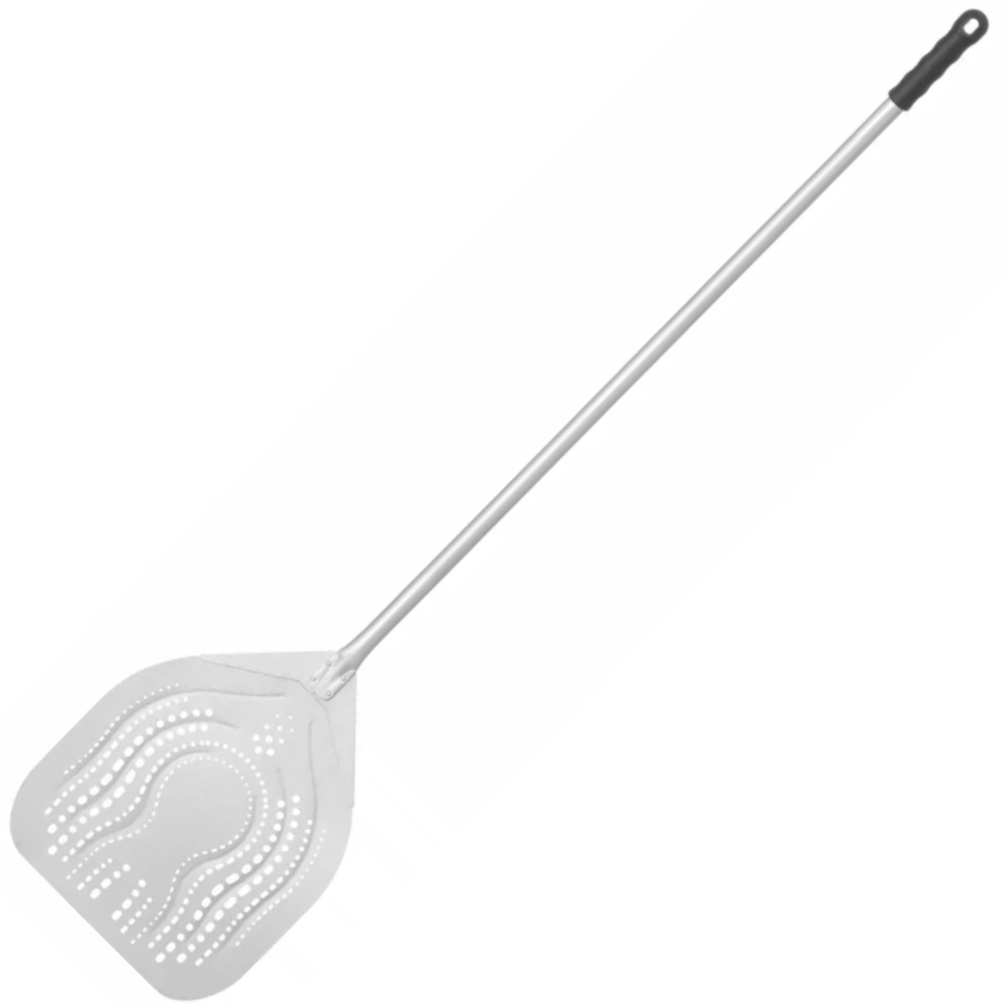 LILLY CODROIPO Square arena pizza shovel perforated with curved handle 350 x 1500 mm – image 2