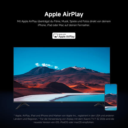 Xiaomi 32" viedais Fire TV ar Dolby Audio, Alexa un Apple AirPlay