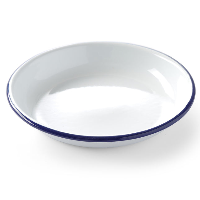 Deep-Enamel Plate white Wed. 200mm Hendi 621257