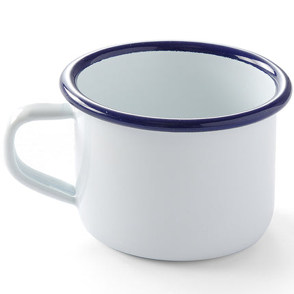 Enamelled cup with white handle 120 ml Hendi 621318