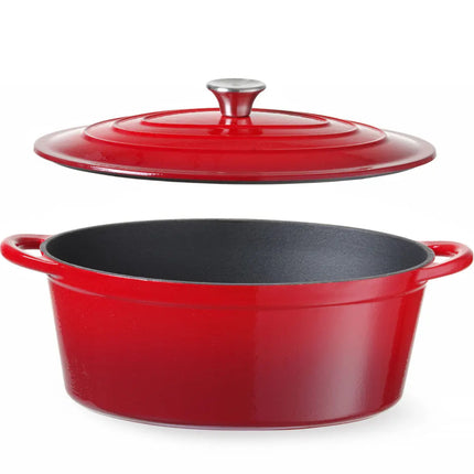 Hendi Iron pot enamel 6,88 l red – image 2