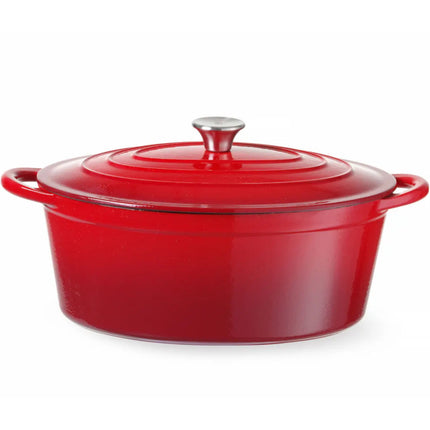 Hendi Iron pot enamel 6,88 l red – image 4