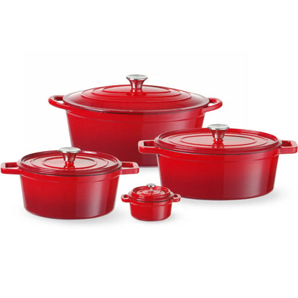 Hendi Iron pot enamel 0.27 l red – image 2