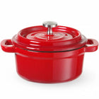 Hendi Iron pot enamel 0.27 l red